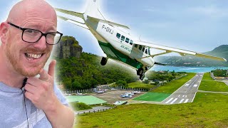 Landing at ST BARTS EXTREME AIRPORT [upl. by Reuben]