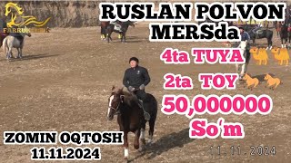 RUSLAN POLVON SAMARQAND PAYARIQ NORMAMAD BOBO NAXALBOYEVNING MERS OTIDA ZOMIN OQTOSH 11112024 [upl. by Ettelohcin]