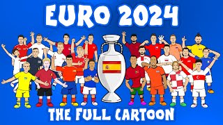 EURO 2024  The FULL Cartoon🏆 [upl. by Thurmann]