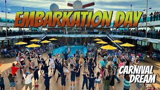 Carnival Dream  Oct 2023  Day One [upl. by Purpura]