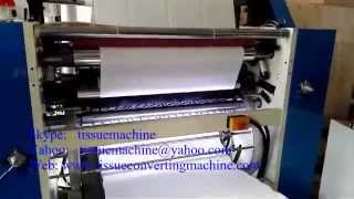 Steel to steel high speed 4Lanes Facial Tissue and V Fold Paper Towel Machine [upl. by Riesman]