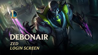 Debonair Zed  LOGIN SCREEN  League of Legends [upl. by Cherian388]