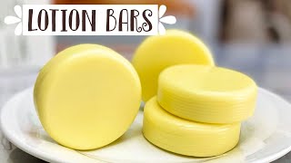 3Ingredient Solid Lotion Bars Nongreasy Recipe [upl. by Gareri]