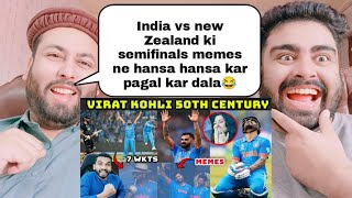 VIRAT KOHLI 50TH CENTURY 🔥 ROHIT SHARMA FUNNY DANCE 😂 SHAMI 7 WICKETS  IND VZ NZ WC 2023 [upl. by Livi]