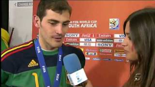 Iker Casillas Kissing Sara Carbonero  BEHIND THE CAMERA  HD [upl. by Handel]