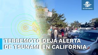 Así fue captado el terremoto de magnitud 7 al norte de California [upl. by Dnalyag]