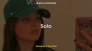 Solo LetraLyrics Amaneza amp Lary Over [upl. by Tnilk]