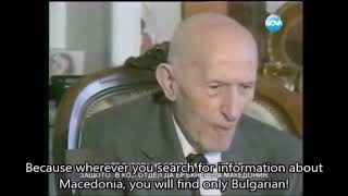 Interview with VMRO leader Ivan Mihaylov months before his death in 1990 [upl. by Rachel]