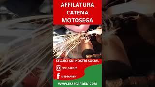 AFFILATURA CATENA MOTOSEGA essegarden motosega catena [upl. by Seagrave710]