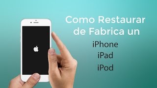 Como restaurar formatear resetear iPhone con jailbreak a fabrica iOS 7 2014 [upl. by Immac]