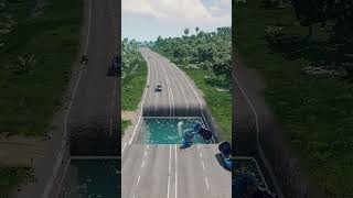 Bugatti vs Massive Water Pit  Beamng [upl. by Cost]