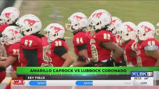 Coronado tops Amarillo Caprock for first district win of the season [upl. by Aniuqal]