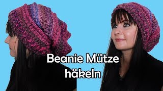 Beanie Mütze häkeln  Romy Fischer Häkelanleitung [upl. by Isadore]