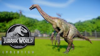 Jurassic World Evolution  Therizinosaurus  A Massive Theropod [upl. by Adnuhser651]