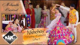 NISCHAY Wedding Celebration Day 4 Mehandi Niharika Konidela Nagababu Konidela Official [upl. by Gariepy929]