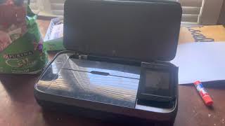 HP OfficeJet 250 Mobile AllinOne Printer  OnOff [upl. by Noxid]