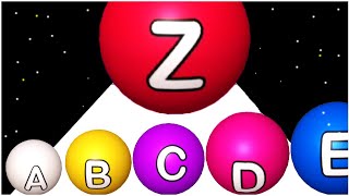 AZ Merge Race 2048 Ball Run Going Ball Game Color Ball Roll Match Puzzle Game  Max Levels 115 [upl. by Joane]