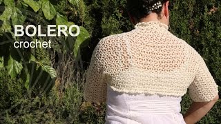 Tutorial Bolero Fácil Crochet o Ganchillo en Español [upl. by Ange]