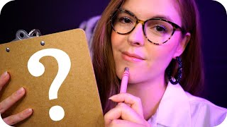 ASMR Asking You EXTREMELY PERSONAL Questions 🖊️🧐 Pen Writing Whisper Storm [upl. by Brnaba]