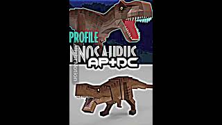 Paleocraft Trex VS Dinosaur age Trex Minecraft [upl. by Eldoria854]