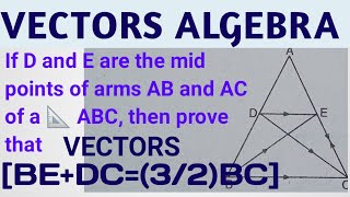 VECTORSClass 12th MathsVector algebraMATHS TUTORIAL  BL SAHU [upl. by Atinot]