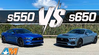 Old vs New  How Does the 2024 Ford Mustang GT Compare to the S550 [upl. by Gilburt191]