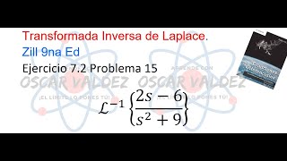 Ejercicios 72 Problema 15 Dennis G ZILL ED 9na Ed Transformada Inversa de Laplace [upl. by Htims]