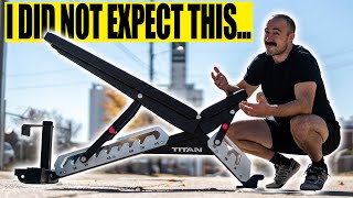 Titan’s Best Bench BY FAR…Titan TITAN Series Adjustable Bench Review [upl. by Kired]