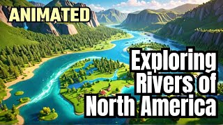 Exploring North America and Australias Majestic Rivers  A Visual Animated Journey [upl. by Heinrik]