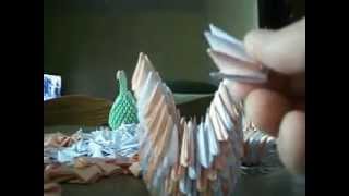 tuto comment creer cygne origami 3d en francais [upl. by Marney]