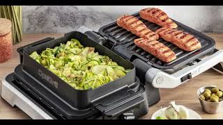 Tefal OptiGrill 4en1 Grill intelligent Barbecue Four Repas complet [upl. by Ttevy]