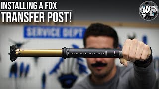 How To Installing a Fox Transfer Dropper Post Tech Tutorial [upl. by Kenlee]