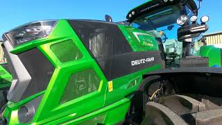 2024 DeutzFahr 6230 TTV Warrior Agrotron 61 Litre 6Cyl Diesel Tractor 230HP JAVA GREEN Houghton [upl. by Linehan]