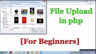 File upload in php for beginners [upl. by Gaskin]