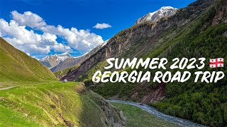 GEORGIA ROAD TRIP 4K CINEMATIC VLOG 🇬🇪 [upl. by Lib]