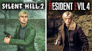 Silent Hill 2 Remake vs Resident Evil 4 Remake  Physics and Details Comparison [upl. by Darach]