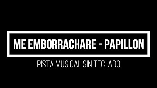 ME EMBORRACHARE PAPILLON PISTA MUSICAL SIN TECLADO [upl. by Gert706]