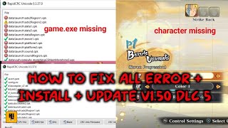 How To Fix All Error  Install  Update 150 DLC Pack 5 Naruto X Boruto Ultimate Storm Connections [upl. by Alrep]