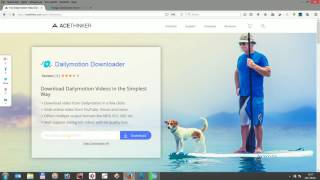 AceThinker Free Dailymotion Downloader [upl. by Ecirbaf560]