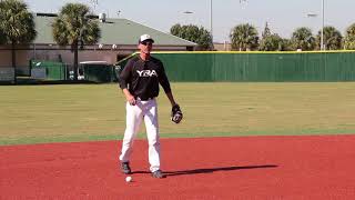 Shortstop Fielding a Routine Ground ball with a throw to 1st base [upl. by Burnaby947]