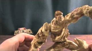 Marvel Legends Spiderman 3 Movie Sandman Build a Figure review [upl. by Atiuqet]