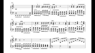 Lacrimosa  Alles luge  Piano version  Sheet music [upl. by Yoccm36]