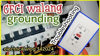 GFCI GAGANA BA KAHIT WALANG GROUNDING diskartetips subscribers [upl. by Naillimxam]