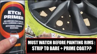 Painting Refinishing Repair Spraying Car wheel Rims Raptor FAQ preparation prime coat [upl. by Aicxela]