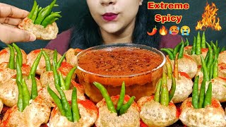 SPICY PANIPURI EATING CHALLENGE  SPICY GOLGAPPA EATING CHALLENGE [upl. by Harlene]