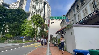 🇸🇬 Duxton Hill Singapore Walking Tour 4K 60fps [upl. by Pendleton]