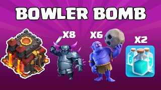 MASS PEKKA BOWLER BOMB  TH10 ATTACK STRATEGY  GUIDE COMING SOON [upl. by Kliman]