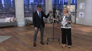 Joan Rivers Patchwork Print Jacket with 34 Sleeves on QVC [upl. by Anitsej]