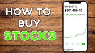 How to Buy Stocks on Robinhood For Beginners 2024 [upl. by Alset904]