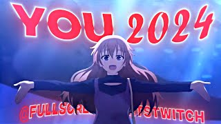 اليرت تويتش شاشة كاملة مجاني  Alert twitch You 2024 Full Screen [upl. by Yromem]